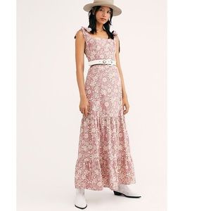 Free People In the Fields Floral Maxi Dress